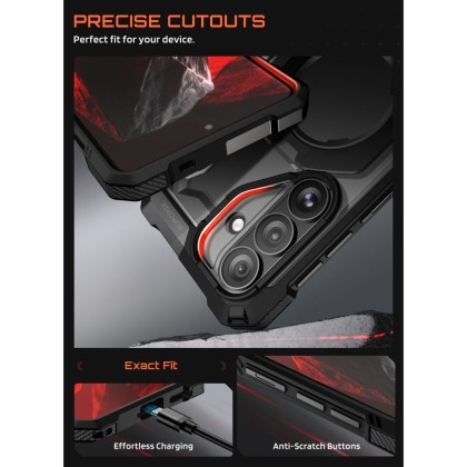 Удароустойчив кейс с MagSafe за Samsung Galaxy S26 от Supcase UB GRIP MAG - Black