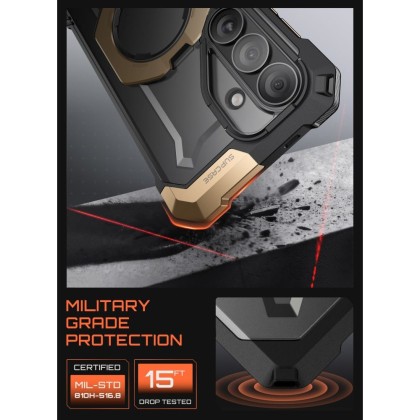 Удароустойчив кейс с MagSafe за Samsung Galaxy S26  от Supcase UB GRIP MAG - Desert