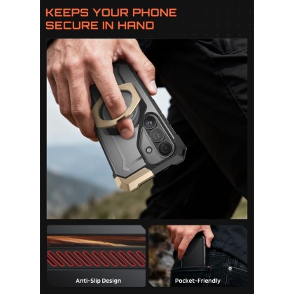 Удароустойчив кейс с MagSafe за Samsung Galaxy S26  от Supcase UB GRIP MAG - Desert