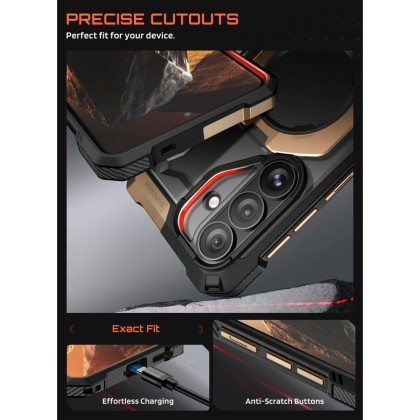 Удароустойчив кейс с MagSafe за Samsung Galaxy S26  от Supcase UB GRIP MAG - Desert