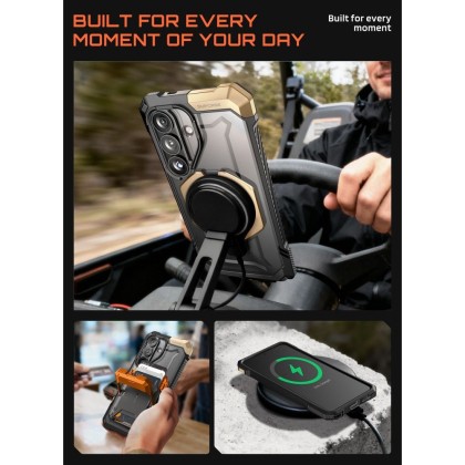 Удароустойчив кейс с MagSafe за Samsung Galaxy S26  от Supcase UB GRIP MAG - Desert