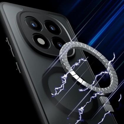 Твърд кейс с MagSafe пръстен за Xiaomi Redmi Note 15 Pro 5G от Tech-Protect MagMat - Matte Black