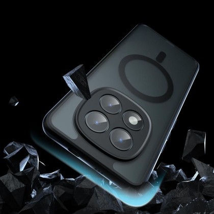 Твърд кейс с MagSafe пръстен за Xiaomi Redmi Note 15 Pro 5G от Tech-Protect MagMat - Matte Black
