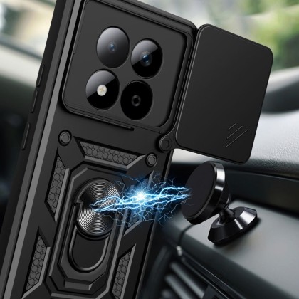 Удароустойчив калъф за Xiaomi Redmi Note 15 Pro 5G от Tech-Protect CamShield Pro - Black