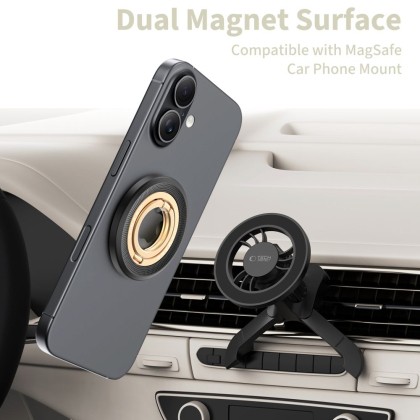 TECH-PROTECT MMR700 LAMANO MAGNETIC MAGSAFE PHONE RING BLACK/GOLD