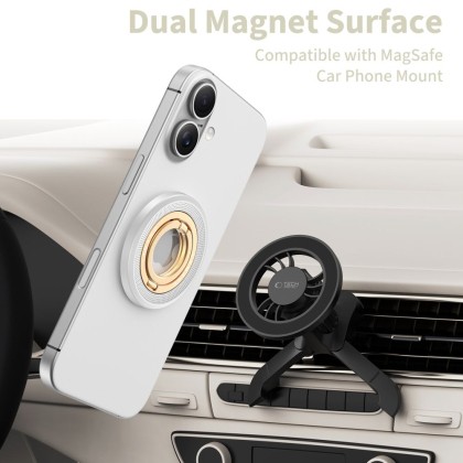TECH-PROTECT MMR700 LAMANO MAGNETIC MAGSAFE PHONE RING TITANIUM/GOLD