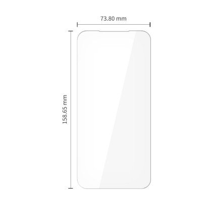 2 x Стъклен протектор за дисплей на Samsung Galaxy A37 / A57 5G от Tech-Protect Glass Fit+ - Clear