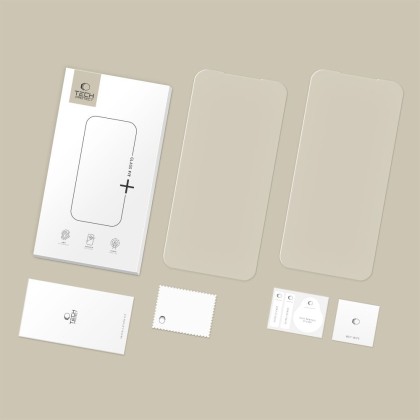 2 x Стъклен протектор за дисплей на Samsung Galaxy A37 / A57 5G от Tech-Protect Glass Fit+ - Clear