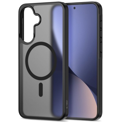 Твърд кейс с MagSafe пръстен за Samsung Galaxy A36 / A56 / A37 5G от Tech-Protect MagMat - Matte Black