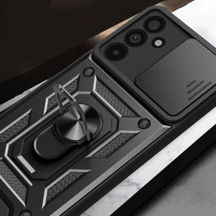 Удароустойчив калъф за Samsung Galaxy A57 5G от Tech-Protect CamShield Pro - Black