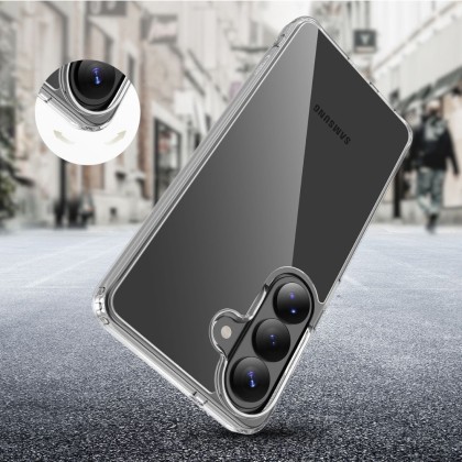 Хибриден кейс за Samsung Galaxy S26+ Plus от Tech-Protect Flexair Hybrid - Clear