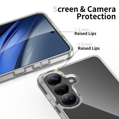 Хибриден кейс за Samsung Galaxy S26+ Plus от Tech-Protect Flexair Hybrid - Clear