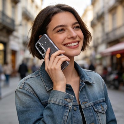 Силиконов кейс за Samung Galaxy S26 Ultra от Tech-Protect FlexAir - Glitter