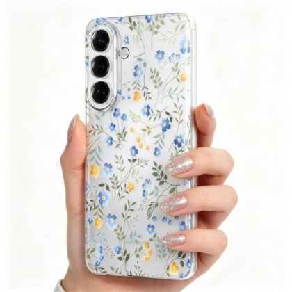 Силиконов кейс за Samsung Galaxy S26 от Tech-Protect FlexAir - Spring Flowers