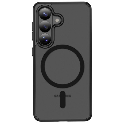 Твърд кейс с MagSafe пръстен за Samsung Galaxy S26+ Plus от Tech-Protect MagMat - Matte Black