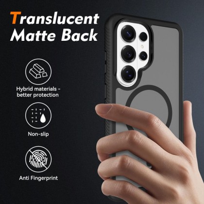 360 градусов калъф с MagSafe за Samsung Galaxy S26 Ultra от Tech-Protect Defense360 - Черен