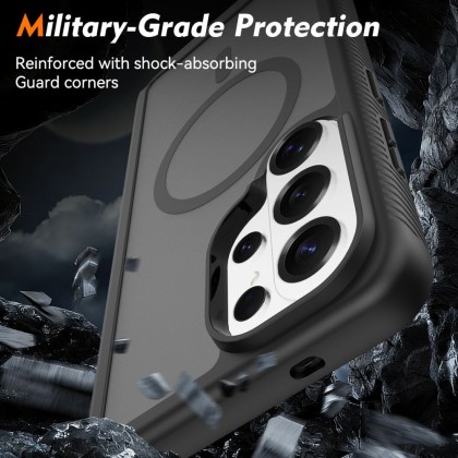 360 градусов калъф с MagSafe за Samsung Galaxy S26 Ultra от Tech-Protect Defense360 - Черен
