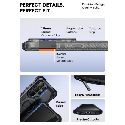 SUPCASE IBLSN ARMORBOX CLIP MAG MAGSAFE GALAXY S26 ULTRA BLACK