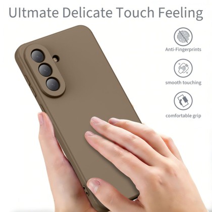 Силиконов кейс за Samsung Galaxy A37 5G от Tech-Protect Icon - Brown