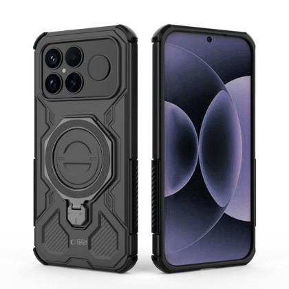 Удароустойчив калъф за Xiaomi Poco F8 Ultra от Tech-Protect Tacticstand Magsafe - Matte Black