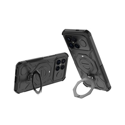Удароустойчив калъф за Xiaomi Poco F8 Ultra от Tech-Protect Tacticstand Magsafe - Matte Black