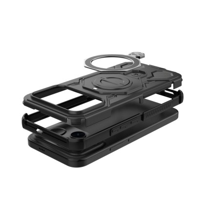 Удароустойчив калъф за Xiaomi Poco F8 Ultra от Tech-Protect Tacticstand Magsafe - Matte Black