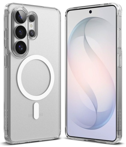 Удароустойчив твърд кейс с MagSafe за Samsung Galaxy S26 Ultra от Ringke Fusion Magnetic - Matte Clear