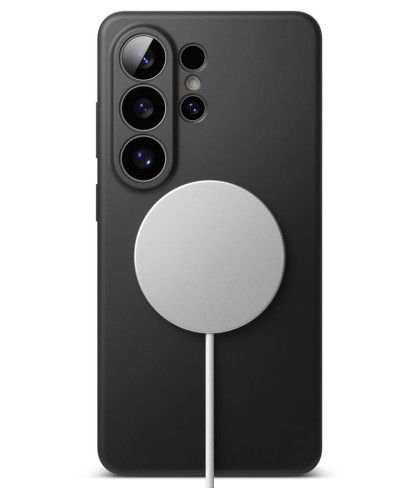 Силиконов кейс с MagSafe за Samsung Galaxy S26 Ultra от Ringke Silicone Magnetic - Black