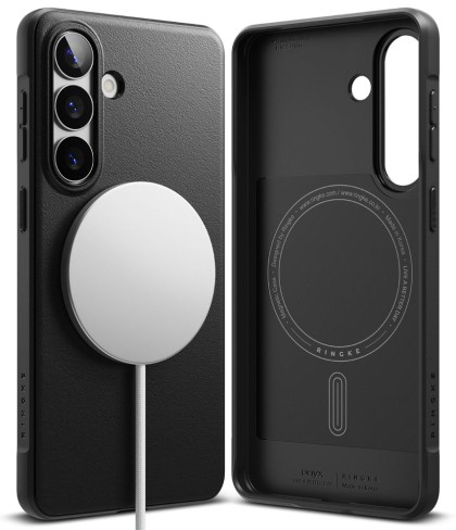 Удароустойчив кейс с MagSafe за Samsung Galaxy S26 от Ringke Onyx Magnetic - Черен
