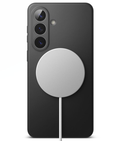 Силиконов кейс с MagSafe за Samsung Galaxy S26 от Ringke Silicone Magnetic - Black