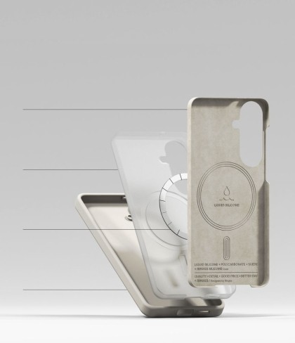 Силиконов кейс с MagSafe за Samsung Galaxy S26 от Ringke Silicone Magnetic - Stone