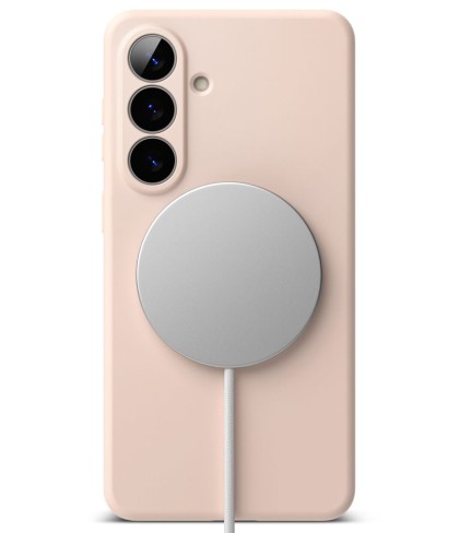 RINGKE SILICONE MAGNETIC MAGSAFE GALAXY S26 PINK SAND