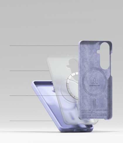 RINGKE SILICONE MAGNETIC MAGSAFE GALAXY S26 LAVENDER