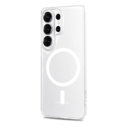 Тънък кейс с MagSafe за Samsung Galaxy S26 Ultra от Tech-Protect MagSlim - Matte White