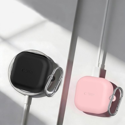 TECH-PROTECT SILICONE HOOK SAMSUNG GALAXY BUDS 4 / 4 PRO BLACK