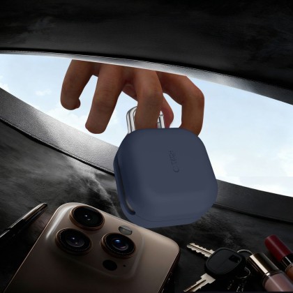 Силиконов калъф за слушалки Samsung Galaxy Buds 4 / 4 Pro от Tech-Protect Silicone Hook - Dusty Pink