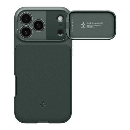SPIGEN OPTIK ARMOR MAG MAGSAFE IPHONE 17 PRO MAX ABYSS GREEN