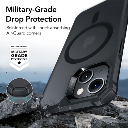 Удароустойчив кейс с MagSafe за iPhone 14 Pro Max от ESR Air Armor Halolock - Frosted Black
