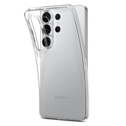 Удароустойчив, силиконов кейс за Samsung Galaxy S26 Ultra от Spigen Liquid Crystal - Crystal Clear