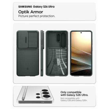 SPIGEN OPTIK ARMOR GALAXY S26 ULTRA ABYSS GREEN