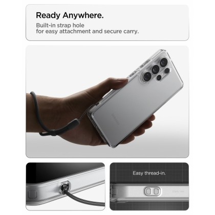 Удароустойчив кейс за Samsung Galaxy S26 Ultra от Spigen Ultra Hybrid - Crystal Clear