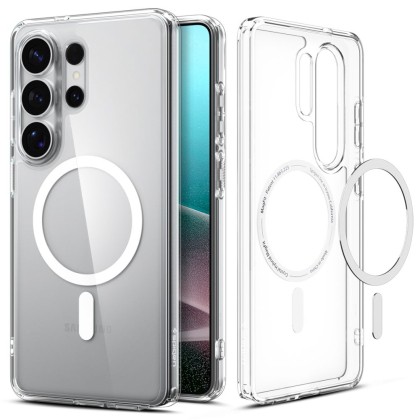 SPIGEN ULTRA HYBRID MAG MAGSAFE GALAXY S26 ULTRA CLEAR/WHITE