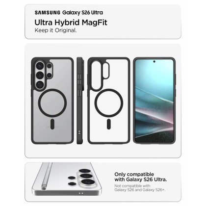 SPIGEN ULTRA HYBRID MAG MAGSAFE GALAXY S26 ULTRA MATTE BLACK