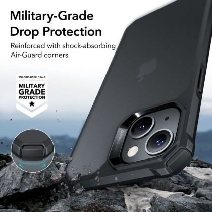Удароустойчив кейс за iPhone 14 Plus от ESR Air Armor - Frosted Black