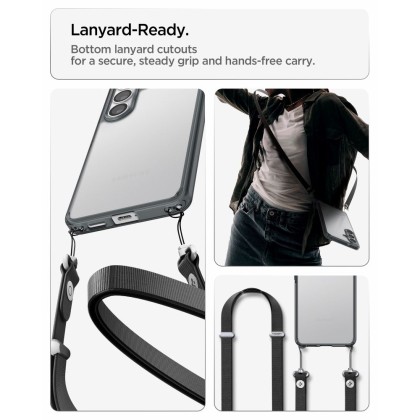 Удароустойчив твърд кейс за Samsung Galaxy S26+ Plus от Spigen Ultra Hybrid - Space Crystal