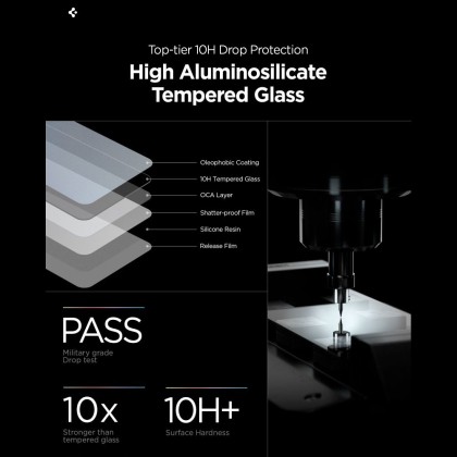 SZKŁO HARTOWANE SPIGEN GLAS.TR "EZ FIT PRO AC" HD 2-PACK GALAXY S26+ PLUS CLEAR
