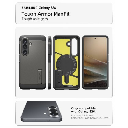 SPIGEN TOUGH ARMOR MAG MAGSAFE GALAXY S26 GUNMETAL