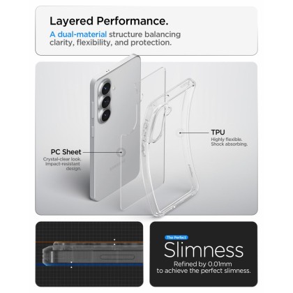 SPIGEN ULTRA HYBRID GALAXY S26 CRYSTAL CLEAR