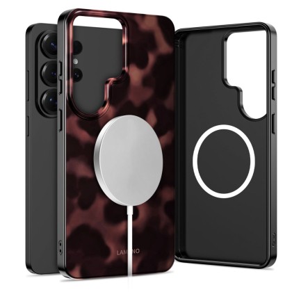 Твърд калъф с MagSafe пръстен за Samsung Galaxy S26 Ultra от Tech-Protect Lamano - Panther