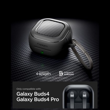 SPIGEN RUGGED ARMOR SAMSUNG GALAXY BUDS 4 / 4 PRO MATTE BLACK